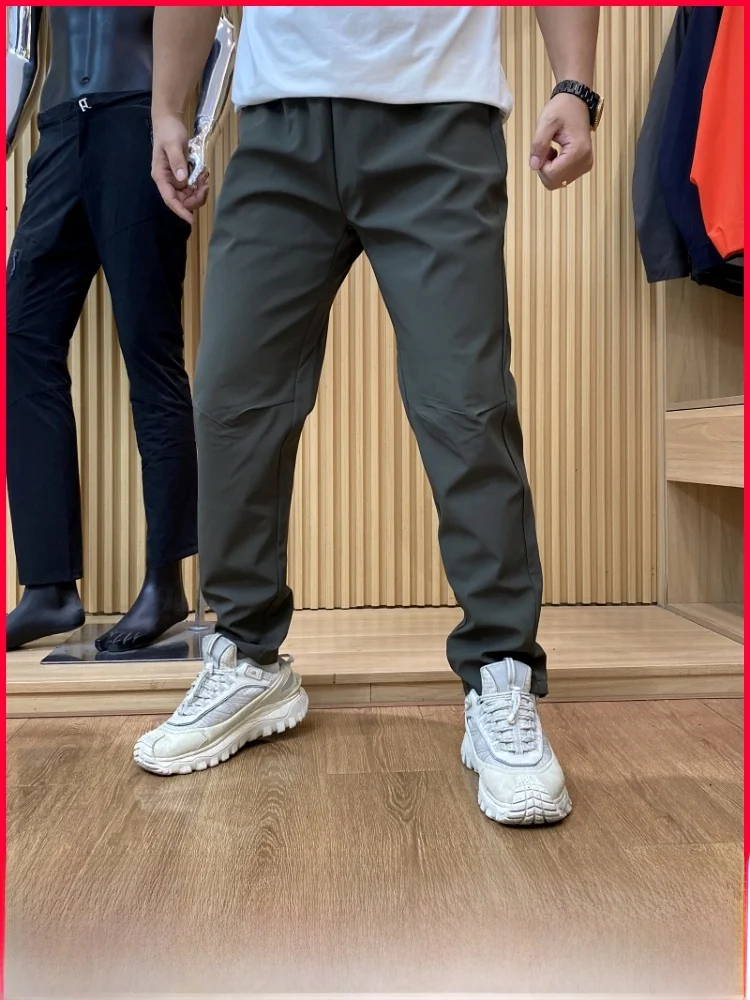 

Outdoor Sports Men's Casual Pants 3D Tailoring Qui Dry Waterproof Straight Leg Versatile Comfortable Long Trousers