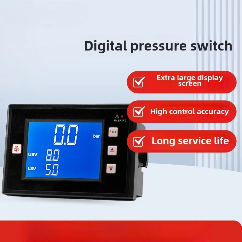 Display Vacuum Negative Pressure High Precision Adjustable Pressure Intelligent Digital Switch Controller