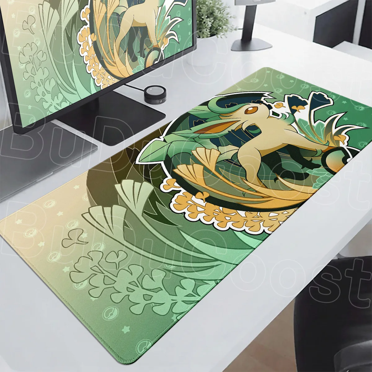 Cute Anime Keyboard Mausepads Computer Office Long Table Mat Cool Pokemon Umbreon Gamer Non-slip Mouse Pad Laptop Cabinet Carpet