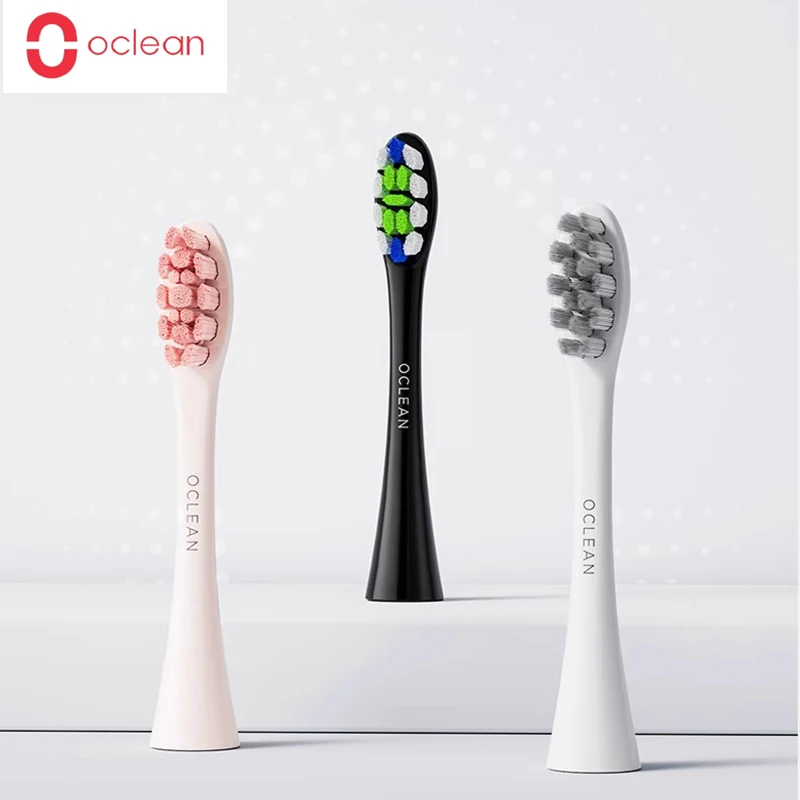 Replacement Brush Heads For Oclean X/ X PRO/ Z1/ F1/ One/ Air 2 Sonic Electric Toothbrush Head DuPont Original Bristle Nozzles