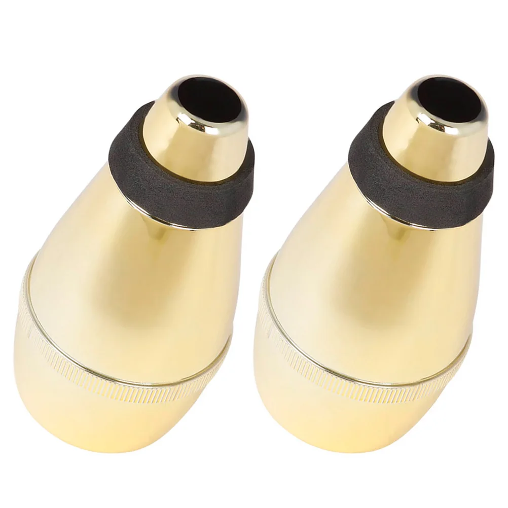 

2pcs Trumpet Mute ABS Fully Enclosed Silent Practice Tool for Beginners Professional Players trumpet mute silencer straight