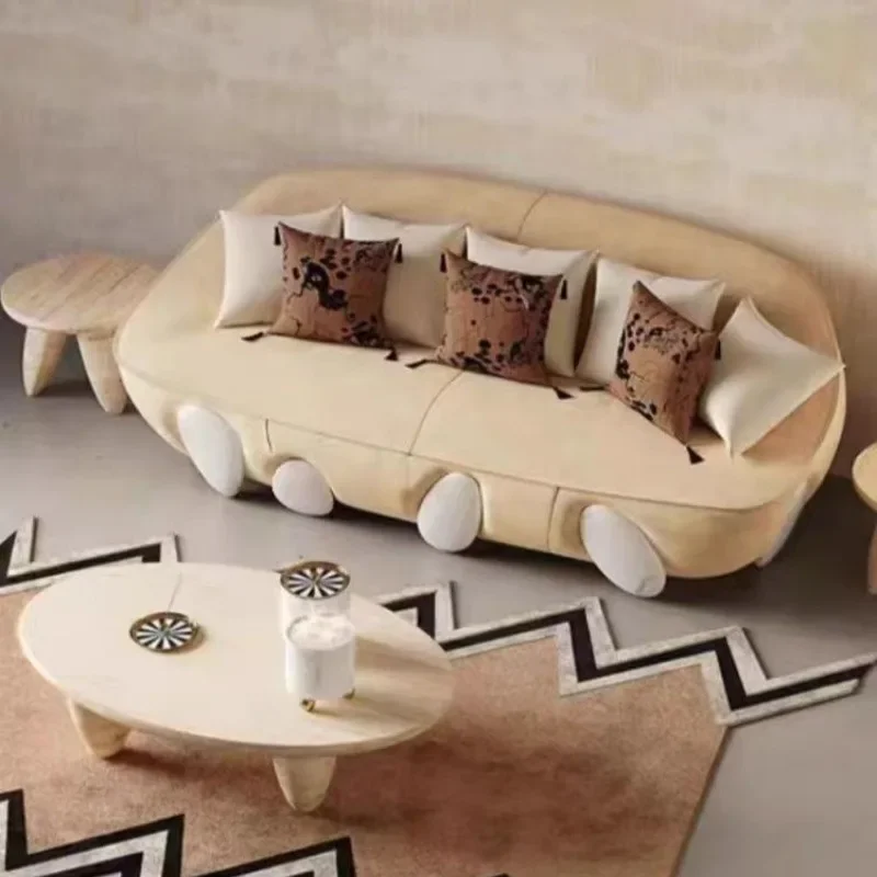 Style italien, minimaliste, tissu, canapé, personnalité, créativité, taille, luxe léger, style wabi-sabi, rangée droite