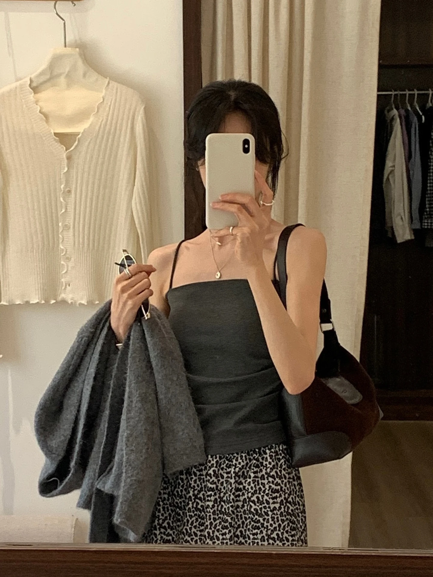 

Женский облегающий повседневный топ на бретелях, новинка осени 2025, в корейском стиле, для женщин