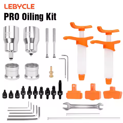 LEBYCLE MTB Road Bicycle Alloy Oiling Kit For Shimano Bike Brake Oil Bleed Tool System Use Mineral Oil Brake Tools