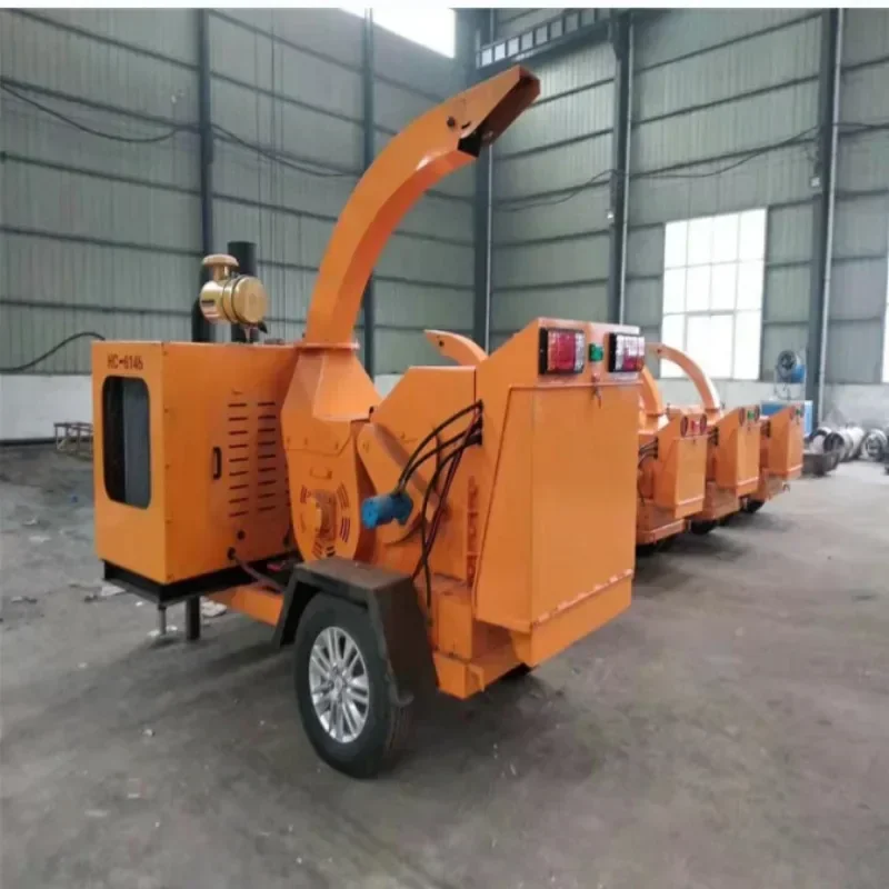 Durable Modeling Hydraulic Feed Wood Chipper Wood Chipper and Crusher