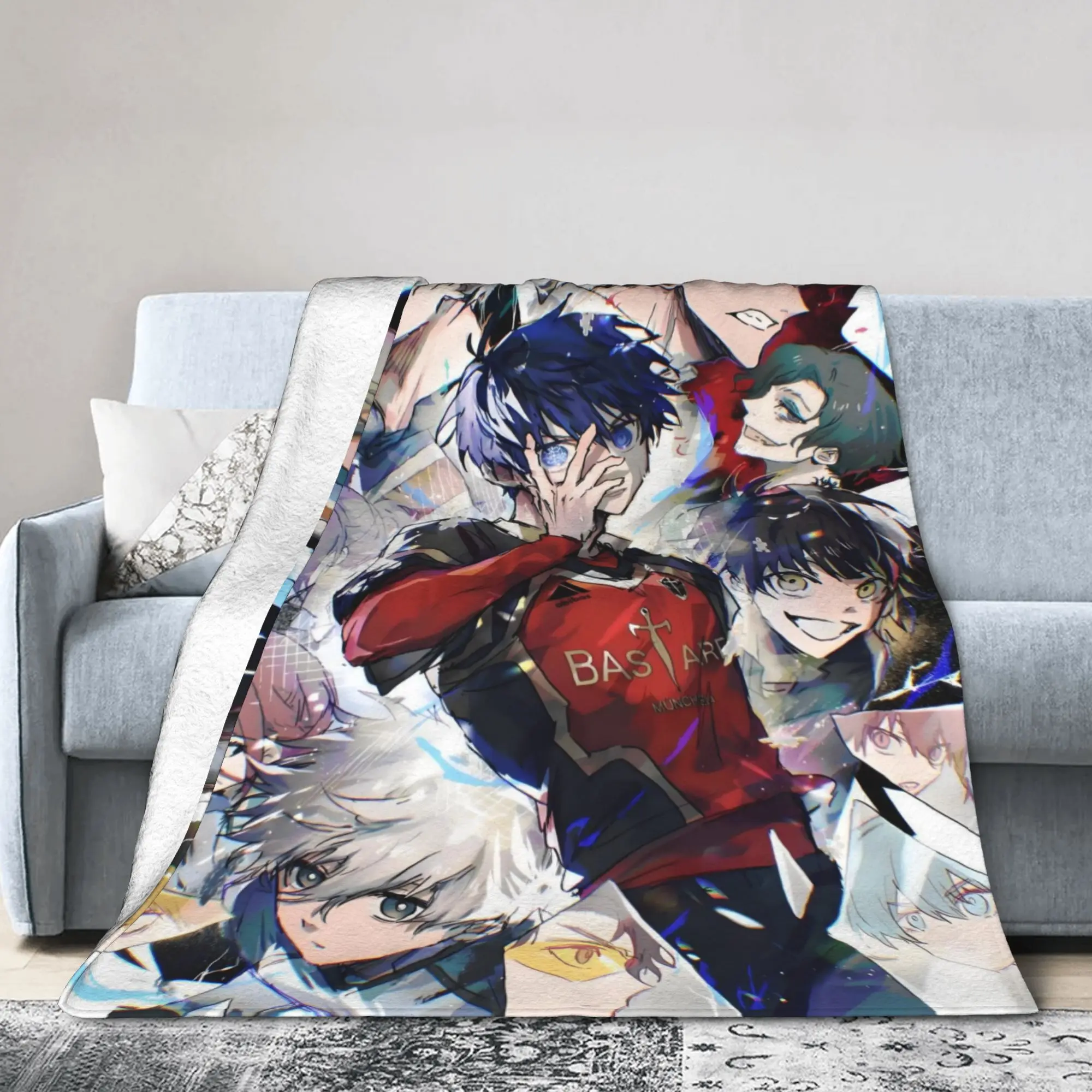 Custom B-Blues L-Locks Bold Blanket 3D Print Soft Flannel Fleece Warm Comic  Throw Blankets for Car Bedroom Sofa Quilt