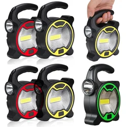 Portable Lantern Handheld Torch Outdoor Camping Tent Lamp LED Flashlight Emergency Lighting Search Light Floodlight Work Light