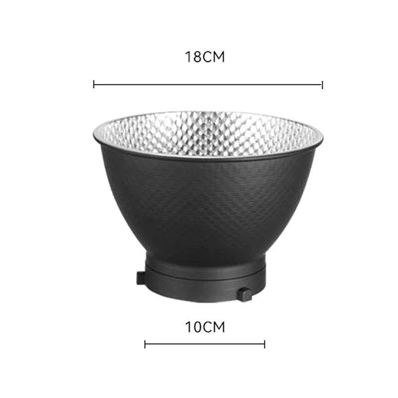 7 Inch Standard Reflector Diffuser Lamp Shade Dish With For Bowens Mount Studio Strobe Flash Light Reflector Aluminum Alloy