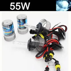 2Pcs Xenon H7 H11 H8 H4/9003/HB2 Hi/Lo Car Headlight Bulbs 6000k Light 12V Kit Fog Lamp Auto Hid