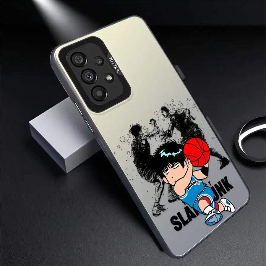 Case for Samsung Galaxy A73 A72 A51 A56 A26 A36 A71 A52 A55 A35 A54 A53 Soft Cover Slams-Dunks Cool