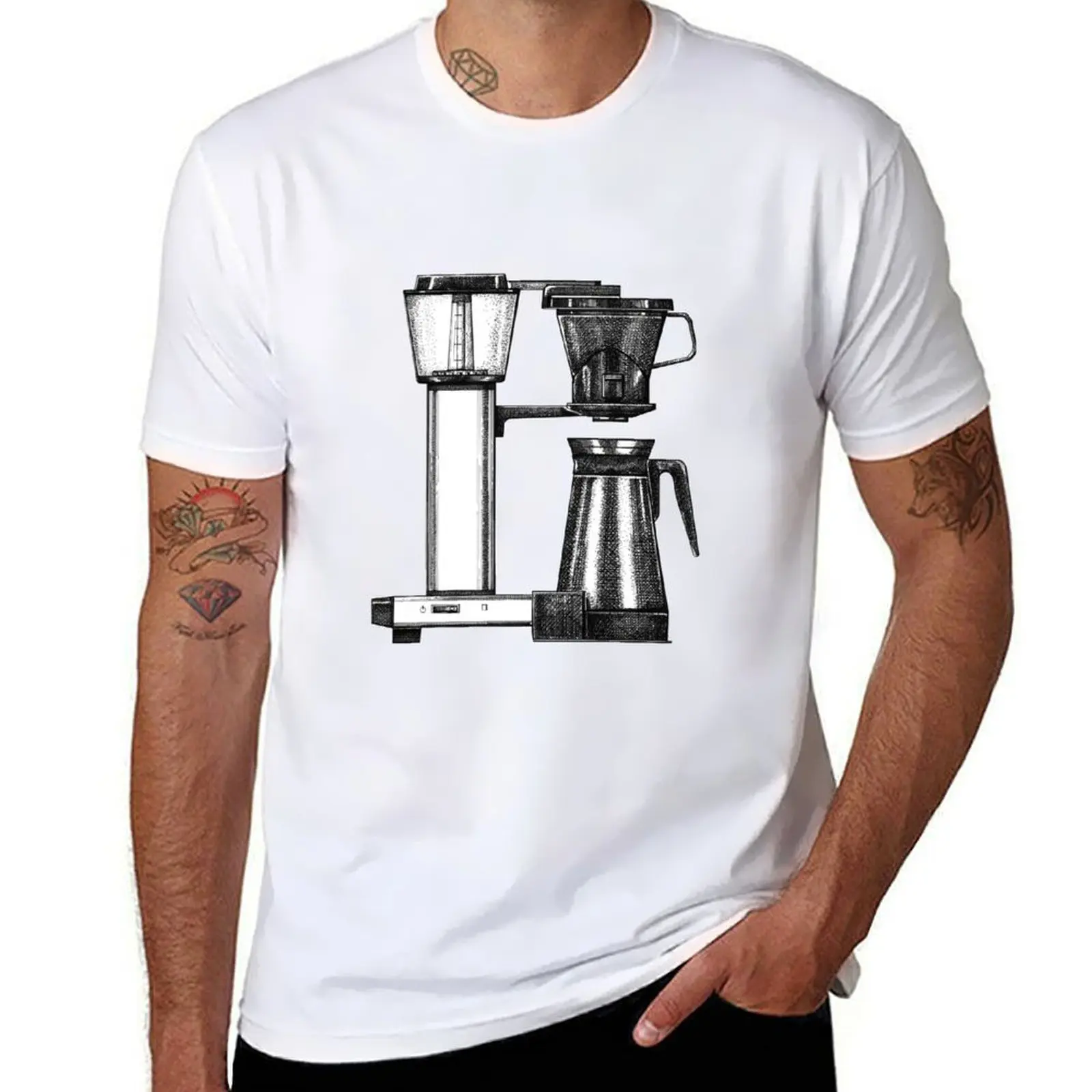 

Moccamaster T-Shirt Christmas Casual Short Sleeve Top