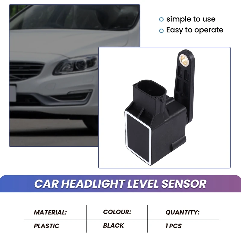 Sensor de nível do farol do carro para Volvo, sensor da altura do corpo, S60, S80, V70, Xc, 2001, 2002, 2003, 2004, 2005-2007, 8622446, 30645605, 30782822 3