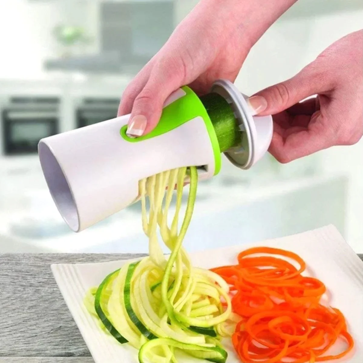 3 In 1 Spiralizer Vegetable Slicer Vegetable Spiral Slicer Cutter Zucchini Pasta Noodle Spaghetti Maker Kitchen Accessories