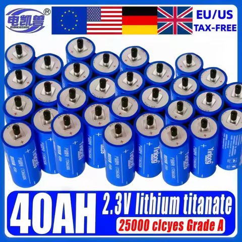 1~36pcs Original yinlong 2.3V40Ah 66160H lithium titanate battery 10c DIY 12V 24V 48V rv solar speaker car power charge battery