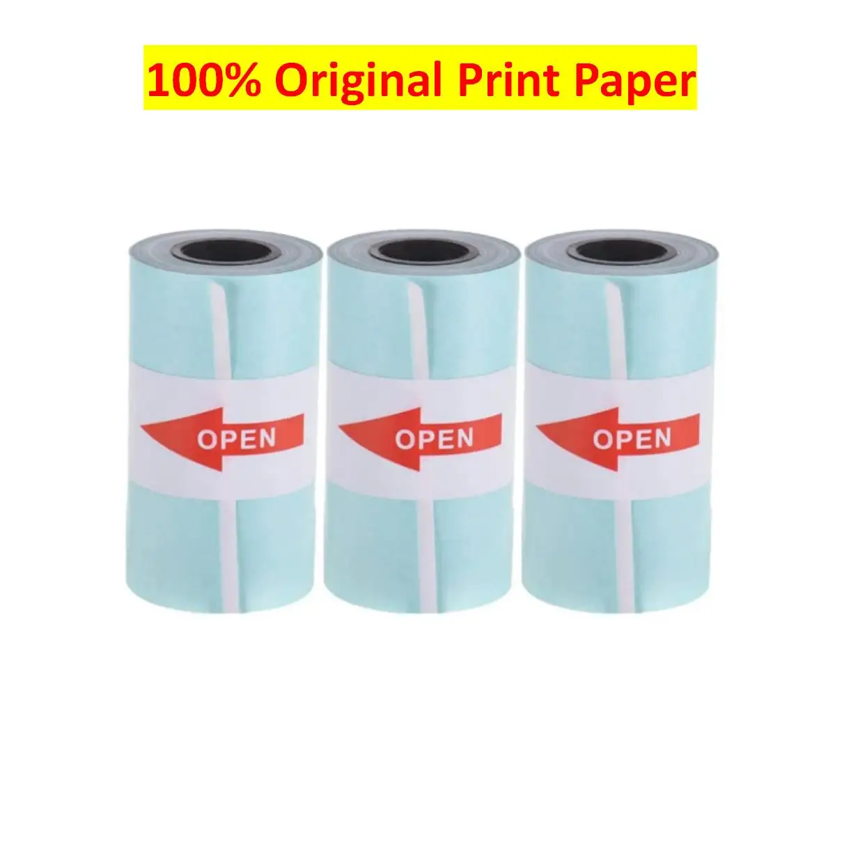 57*30Mm Thermisch Papier Kleur Wit Voor Kinderen Camera Instant Printer En Kids Camera Afdrukken Papier Vervanging Accessoires par