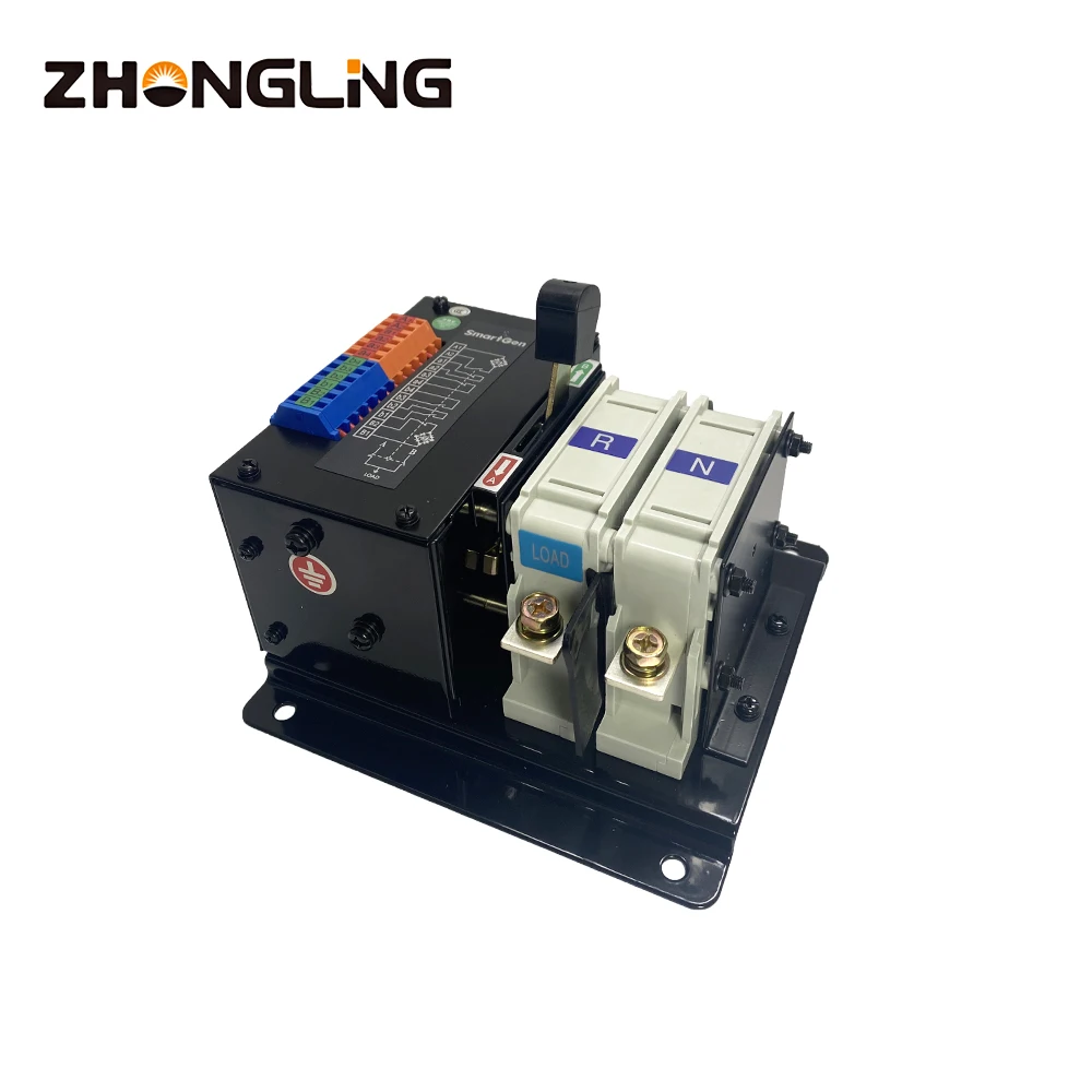 SmartGen SGQ 125A-2P Double Power Transfer Switch 2-Pole 125A Changeover Switch for Generators Generator Parts & Accessories