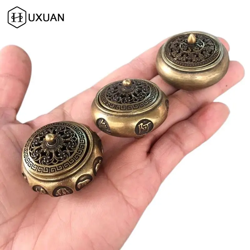 

Retro Opper Incense Burner Twelve Zodiac Signs Burner Brass Incense Holder With Cover Sandalwood Cense Buddhism Home Decor