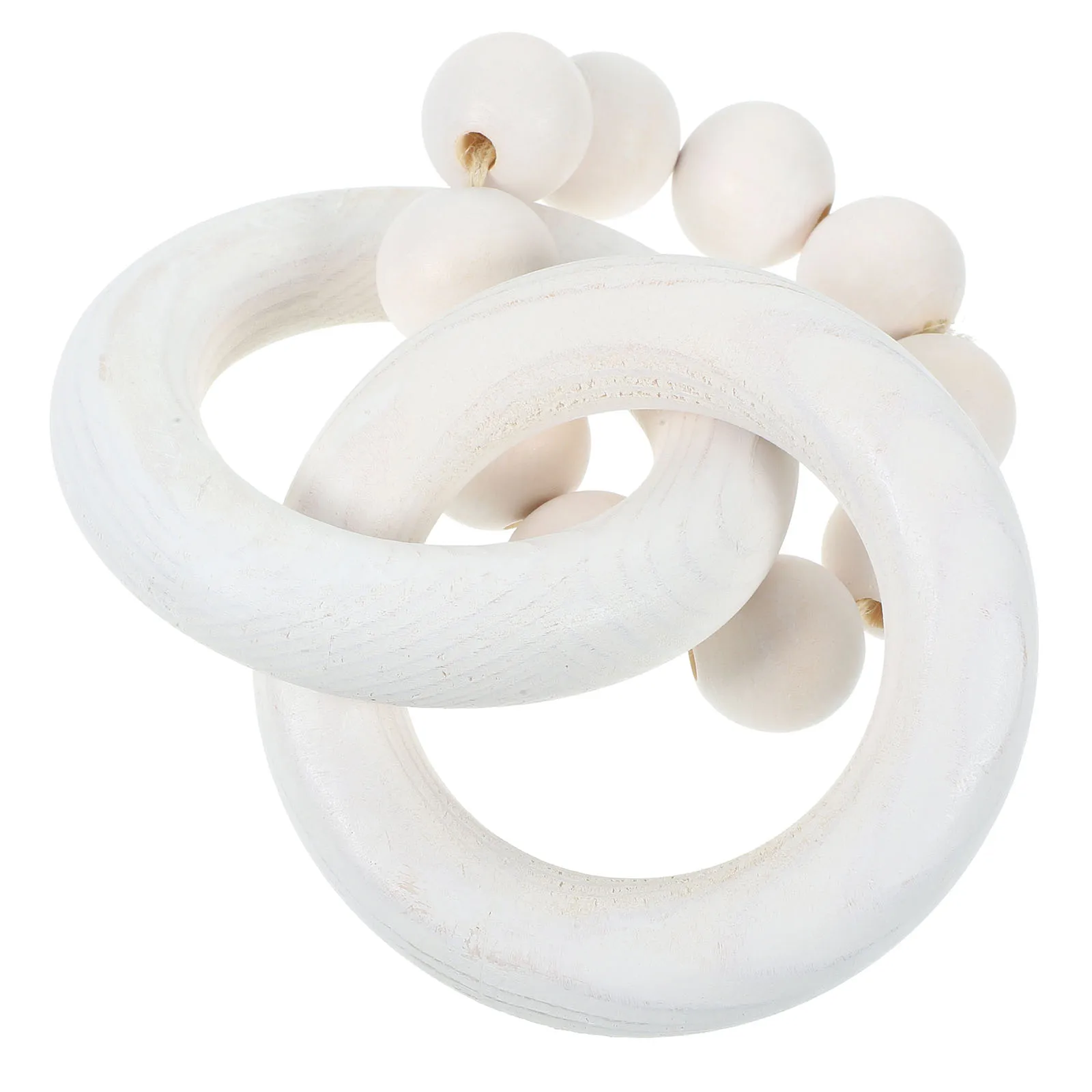 

Creative Craft Wooden Ring Ornaments Link Decoration Home Office Bedroom Wall Art Chain Link Embellishment Wood Cabinet Ornament