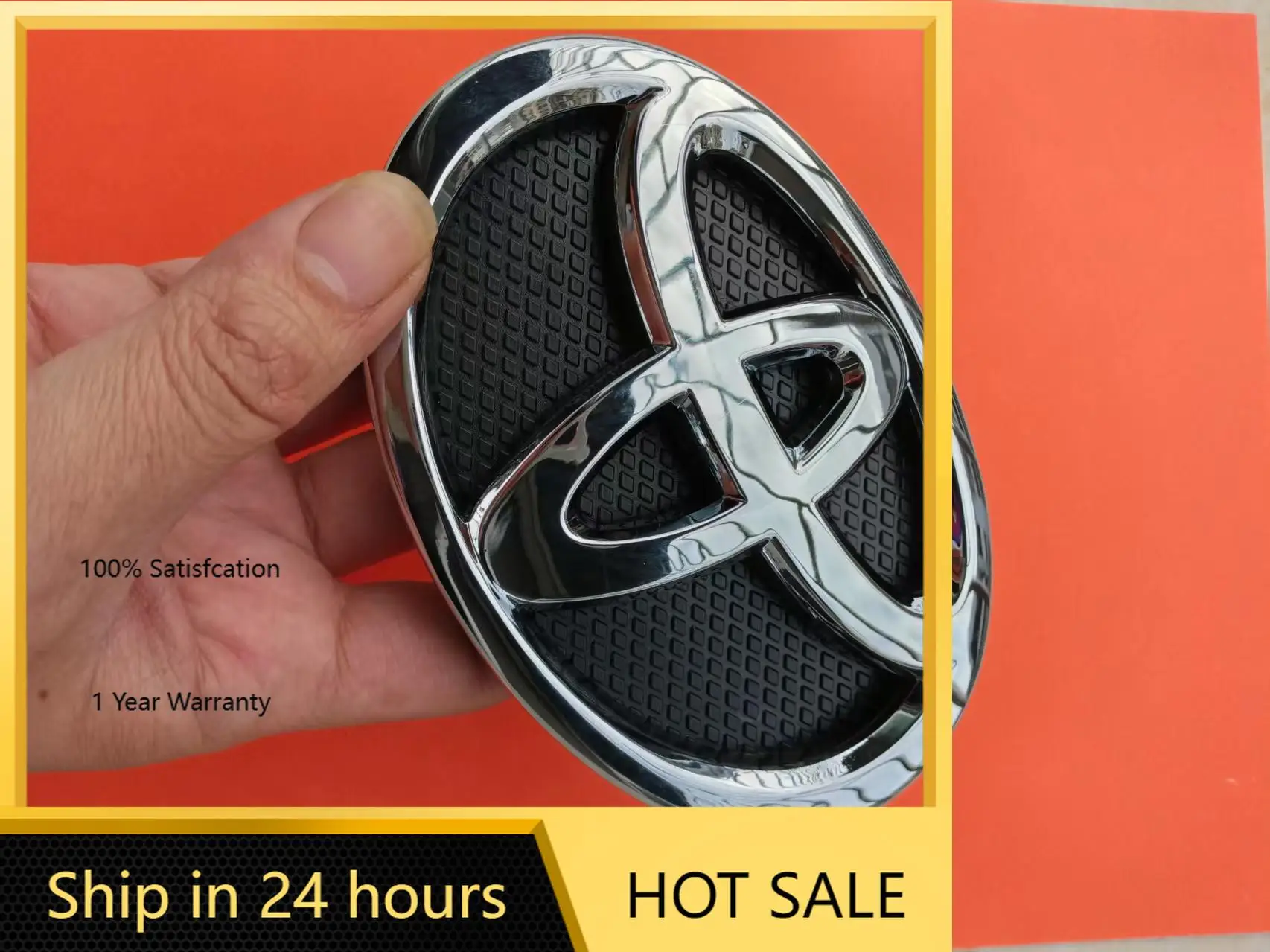 

2026 Горячие колпаки для ступиц Toyota, оригинальная решетка 130x90 мм, замена эмблемы для Toyota Yaris 2006-2011, OEM 75301-52080