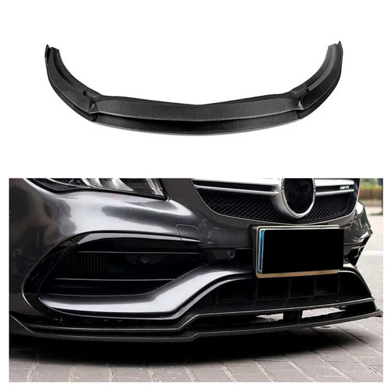 

OEM Carbon Fiber Body Kit Front Spoiler Splitter Bumper Lip Diffuser for Mercedes Benz CLA45 CLA220 CLA250 CLA260 C117 W117
