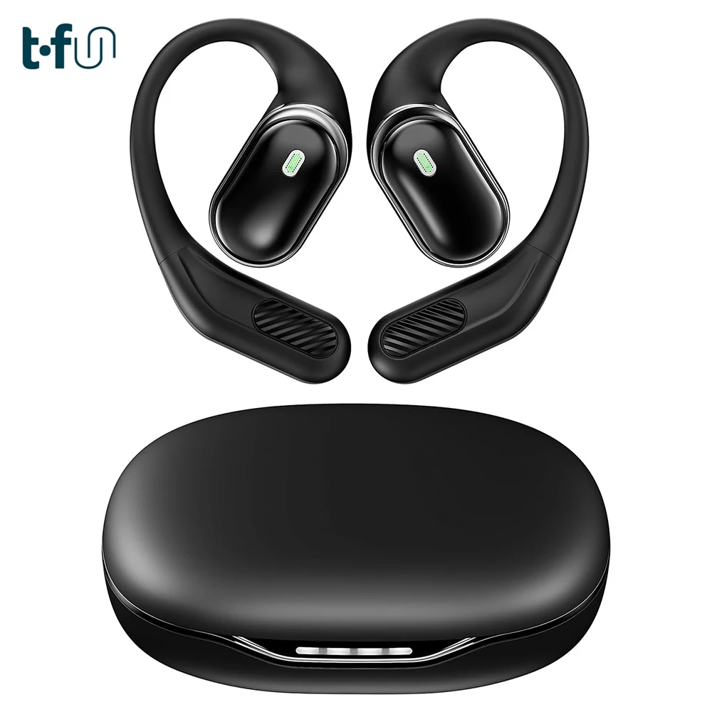 

Наушники с открытым ухом Наушники Bluetooth 5.4 с микрофоном с шумоподавлением ENC Чистые звонки и Hi-Fi звуком Настоящие беспроводные наушники IPX7