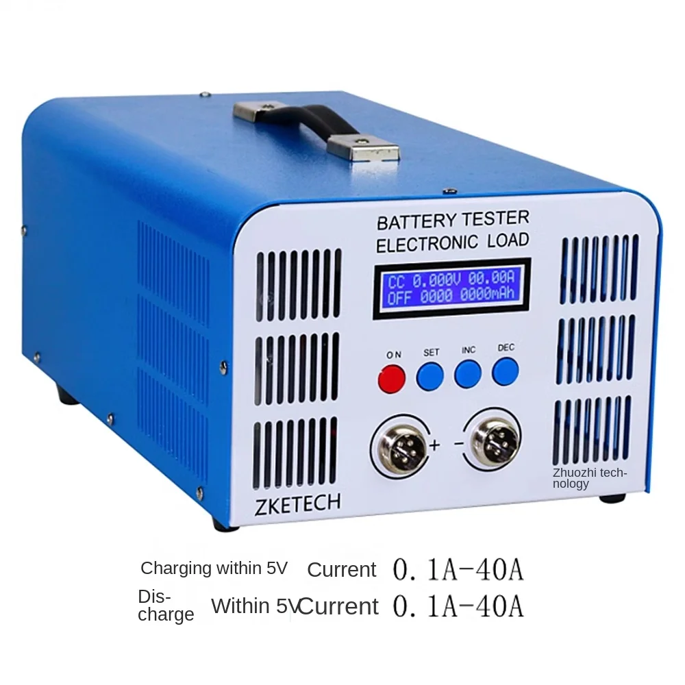 EBC-A40L Electronic Load Battery Capacity Tester Lithium Lead Acid Battery Capacity Tester Charge / Discharge 40A 110V/220V 200W