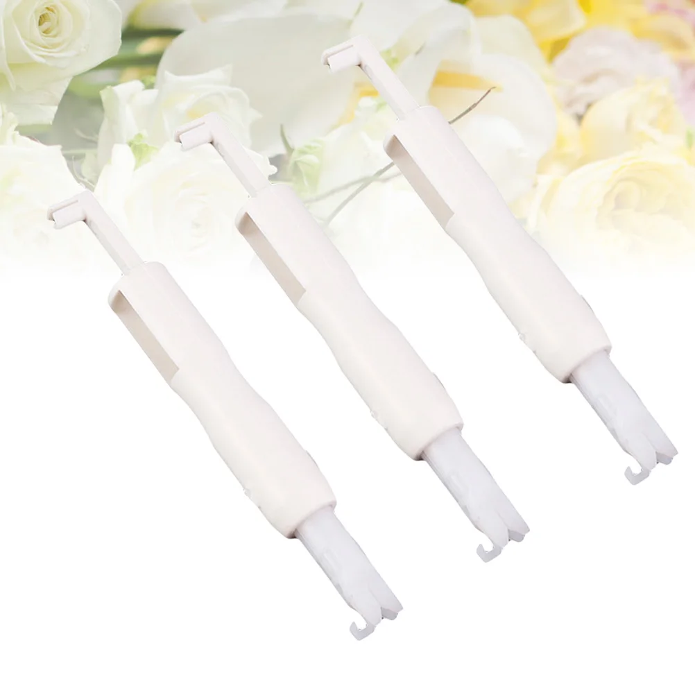 

3Pcs Automatic Needle Threader Threading Tool Mini Size Premium Plastic Durable Household Sewing Needle Inserter Embroidery