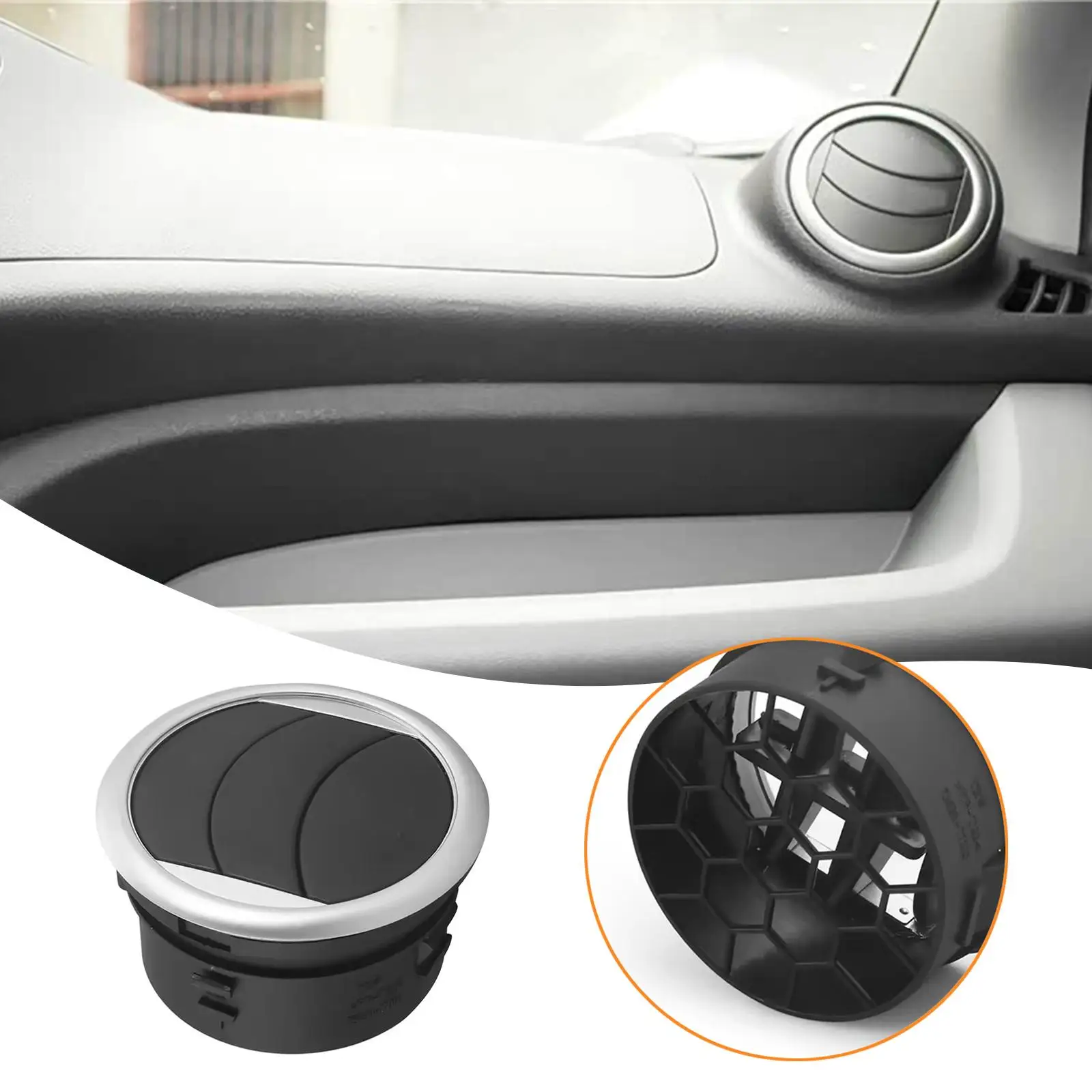 Dashboard Air Conditioning Side Outlet Vent Cover Sturdy and Convenient Air Vent for Suzuki ALTO 2009-2016