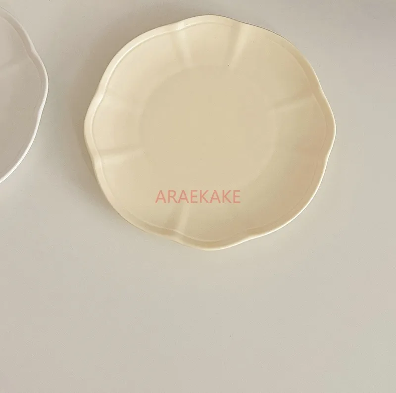 

Vintage ceramic dining plates, breakfast dessert plates, afternoon tea, high-end and exquisite plates