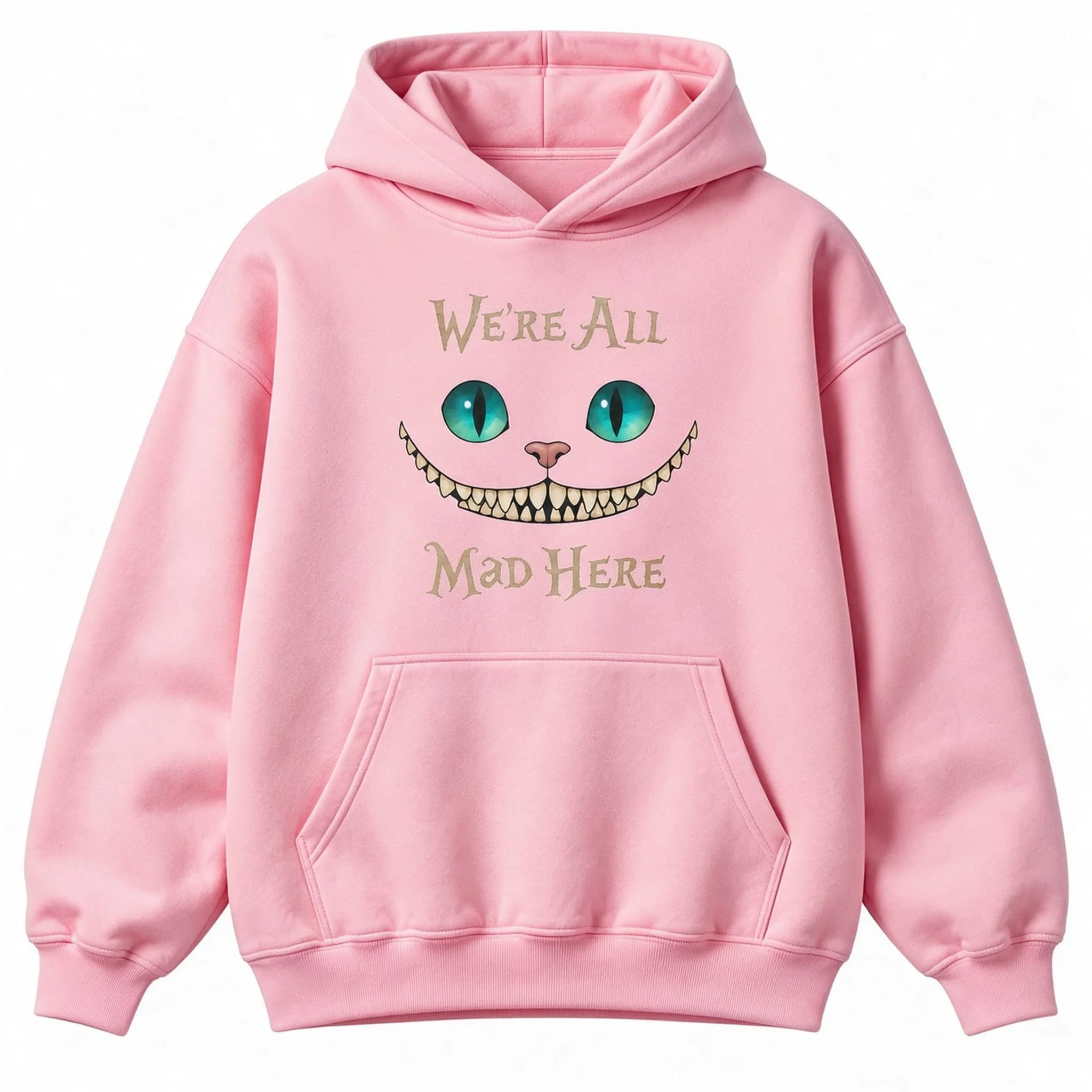Alice im Wunderland Cheshire-Katze Herbst Winter Verrückter Herren-Hoodie Damen-Sweatshirt Pullover Top Kinder Baumwolle Kinder-Baumwoll-Hoodie – Detail 15