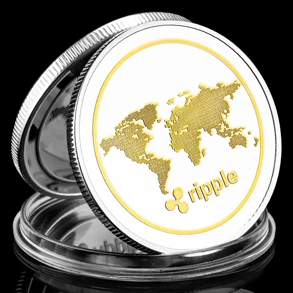 Ripple Coin Collectible Gift Commemorative Coins Crypto Coin Physical Cryptocurrency Collection