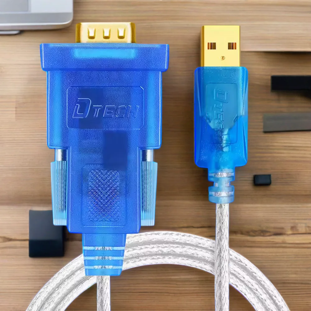 USB to 9 Pin RS232 Adapter Serial Computer Cable 0.5m 1m 1.2m 1.5m 2m USB 2.0 to Serial Braid Cable