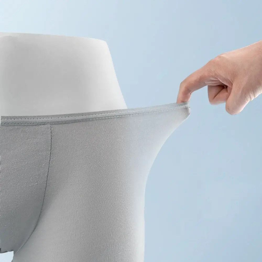 5pcs Traceless Men's Disposable Panties Mid Waist Simple Seamless Cotton Briefs Lingerie Underpants Underwears for Man Travel