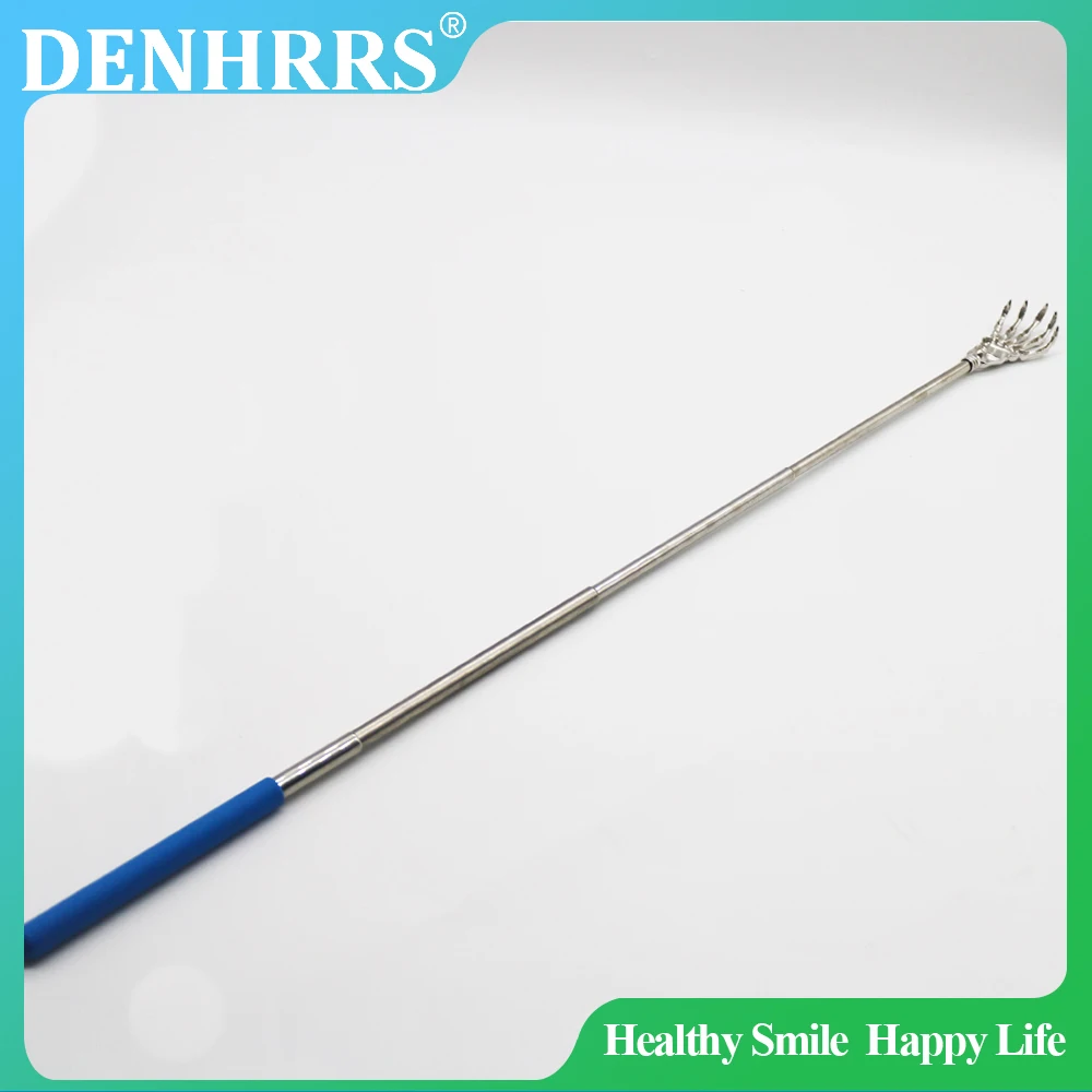 Extendable Stainless Steel Back Scratcher Massager - close-up view