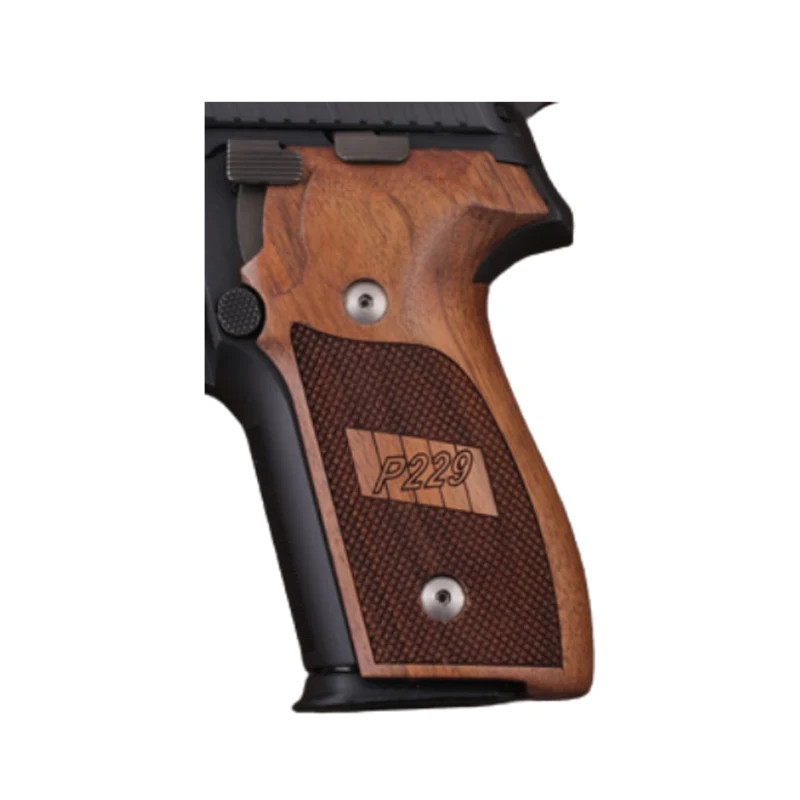 

KSD Brand Sig Sauer P228 / P229 Compatible Walnut Grips Diamond