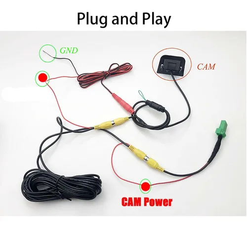 Imagen 2 del producto Cámara de visión trasera para Suzuki Swift 2018 a 2024 unidad OEM agregar CCD visión nocturna cámara de estacionamiento de respaldo de marcha atrás