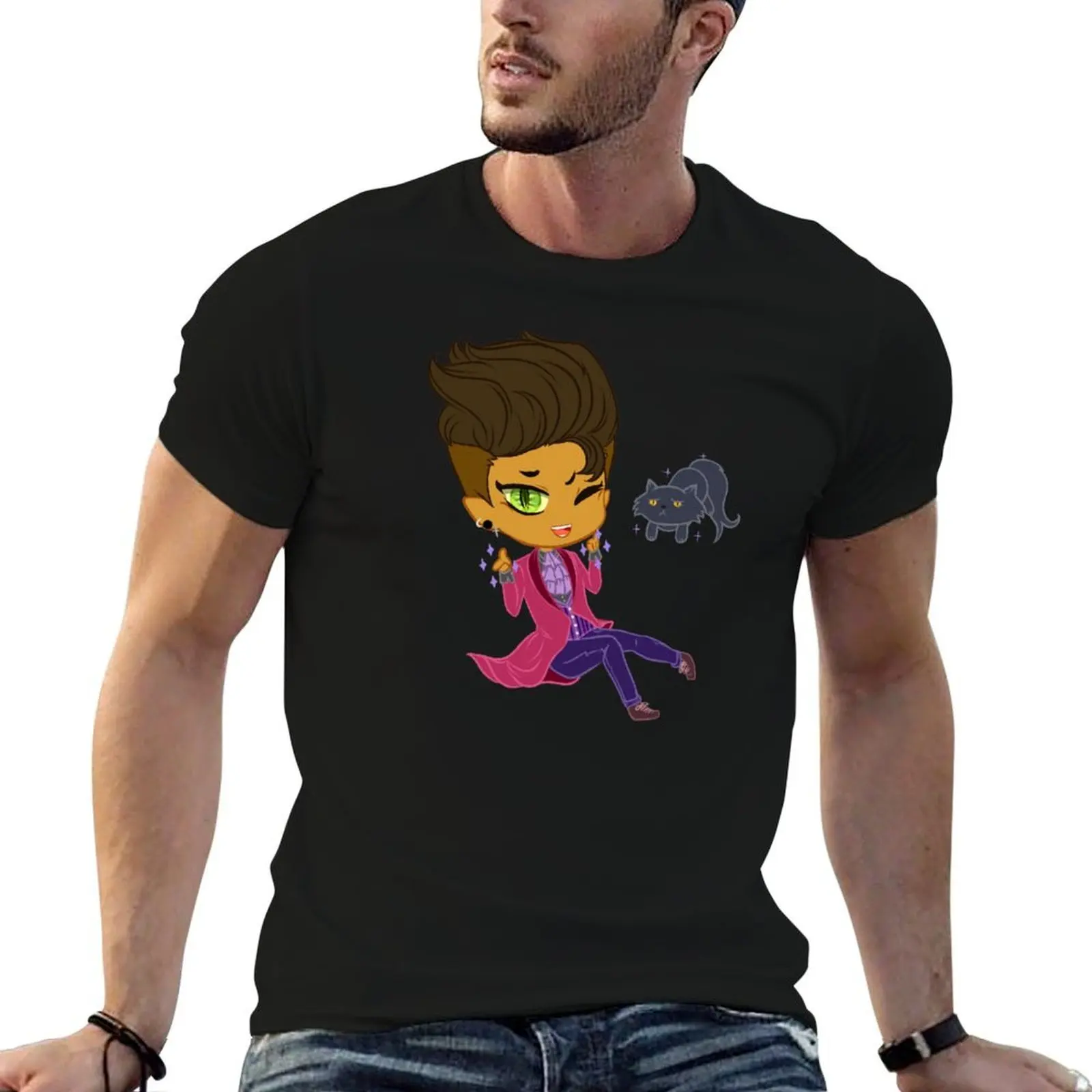 Magnus Bane Chibi T-Shirt t shirts for man graphic vintage cotton t shirts high quality graphic t shirts for man T-shirt