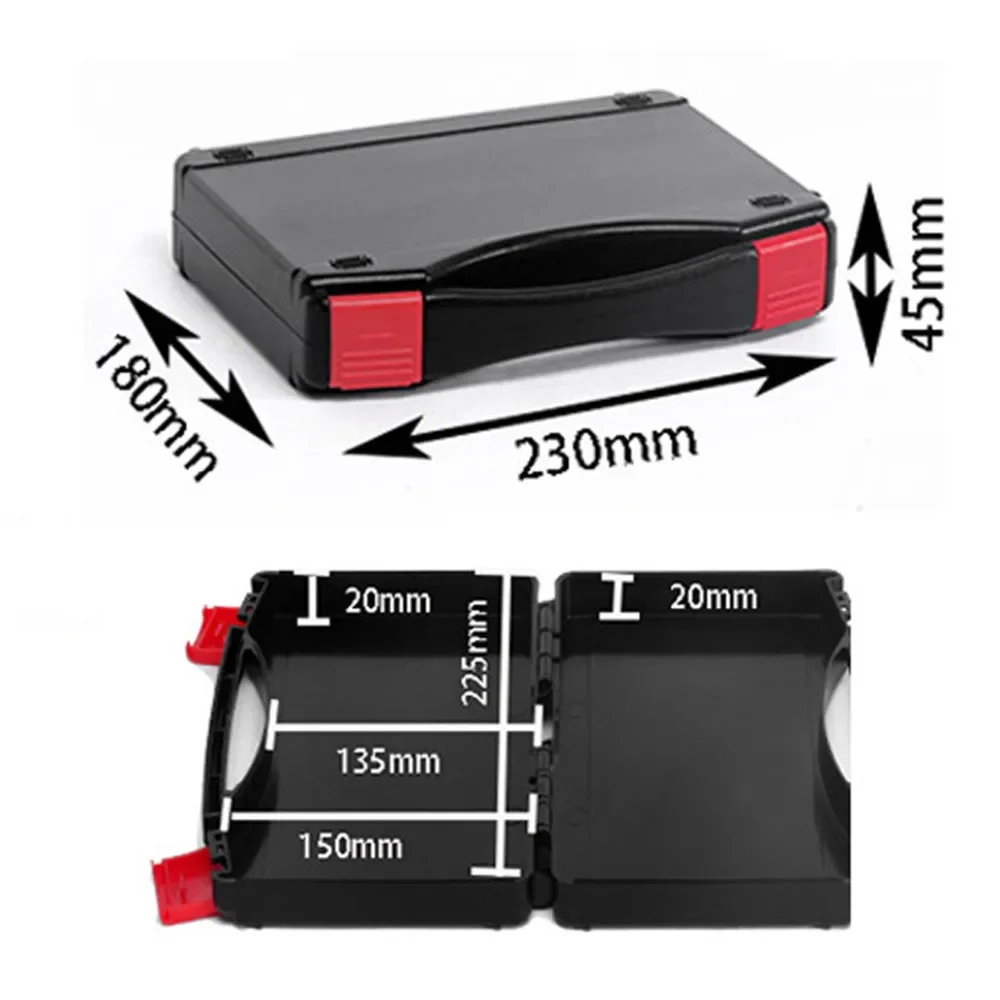 Plastic ToolBox Safety Equipment Instrument Case Portable Dry tool Box Notebook Storage Box Outdoor Tool Case with pre-cut foam