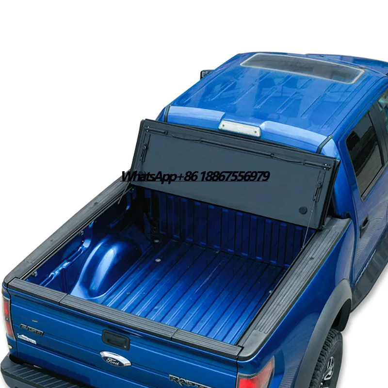 

Custom Truck Bed Cover Aluminum Hard Low Profile for Hilux Revo Vigo Ford F150 Dodge Ram 1500 Tonneau Covers