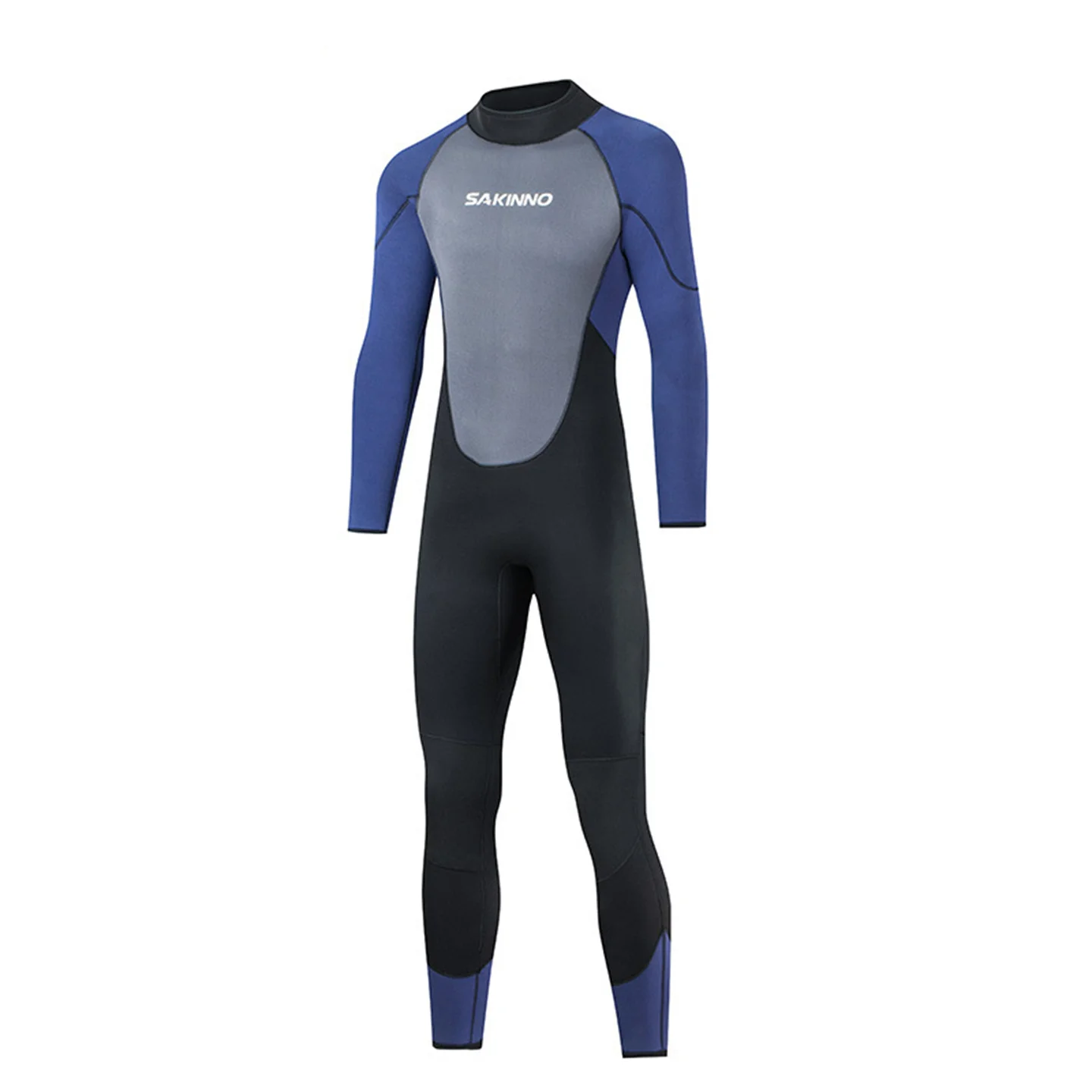 Muta in Neoprene da 5MM muta da sub monopezzo con cerniera posteriore a maniche lunghe da uomo per il surf, lo Snorkeling, il costume da bagno termico invernale