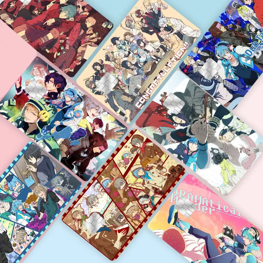 BL Game Dramatical Murder Fashion Matte Gold Silver Black Matte Film Skin Sticker Tape for Bank Credit Debit Card
