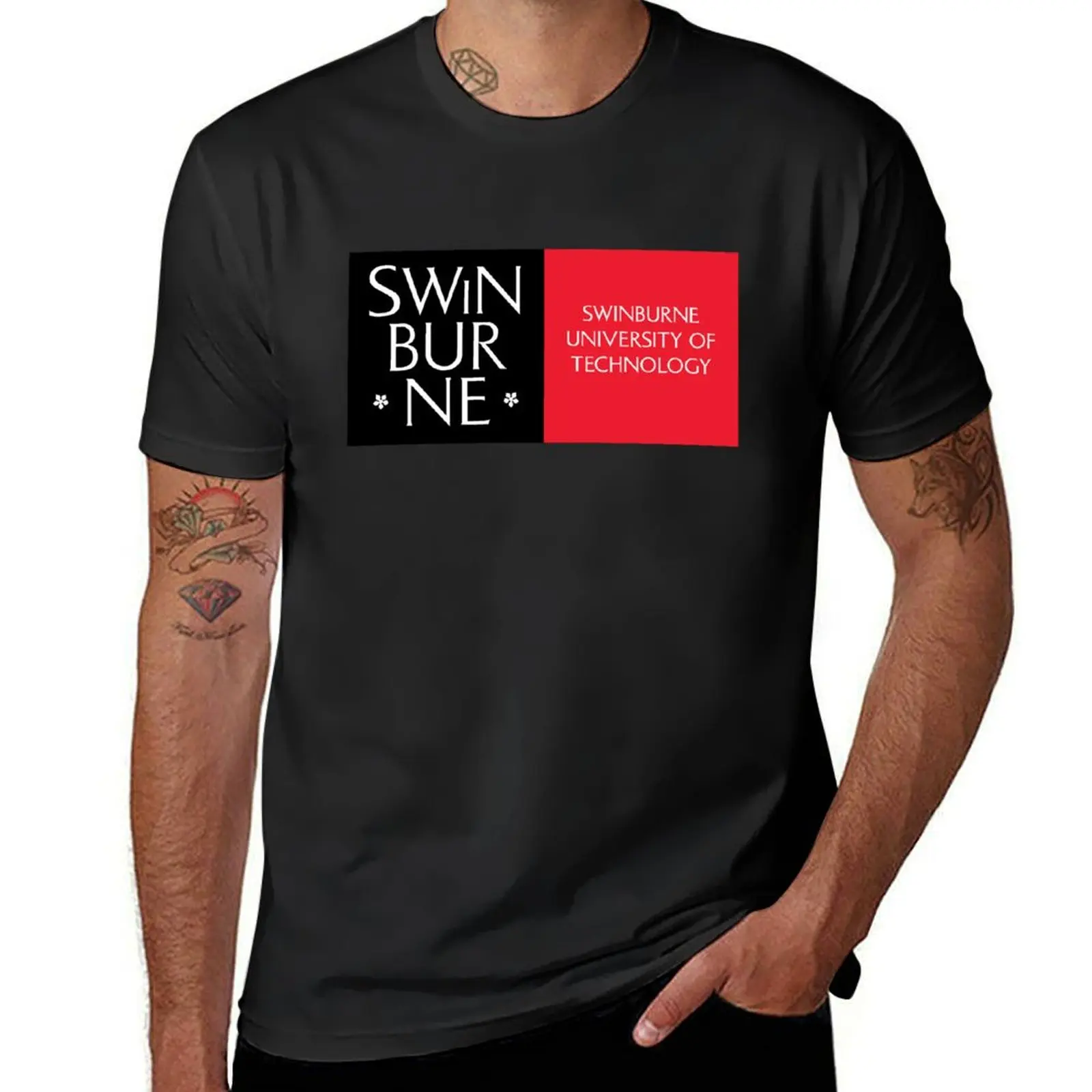 

Swinburne of Technology T-Shirt Clothing oversized customs design your own black t-shirts for men