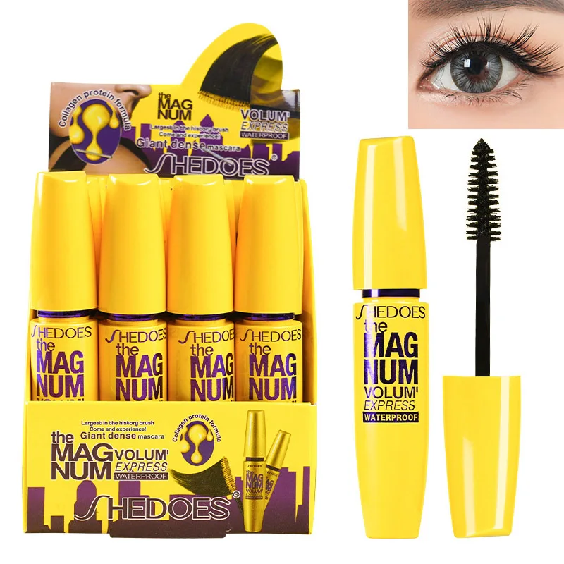 12 Stück Shedoes schwarzes Volumen und Länge natürliche flüssige Wimpern verlängerungen lang anhaltendes Curling und Volumen für einen vollen Lüfter effekt