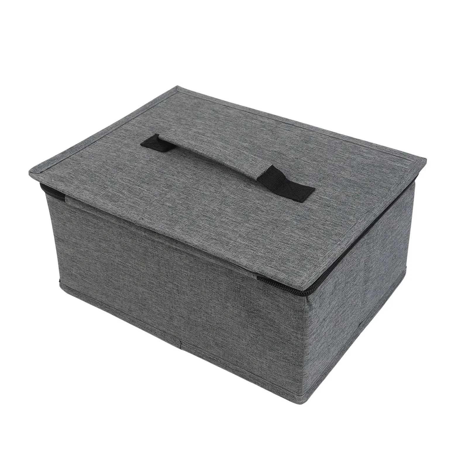 Glass Transport Box Oxford Fabric Container 12 Compartments Clear Content Tags Dust-free Protection Easy Transport