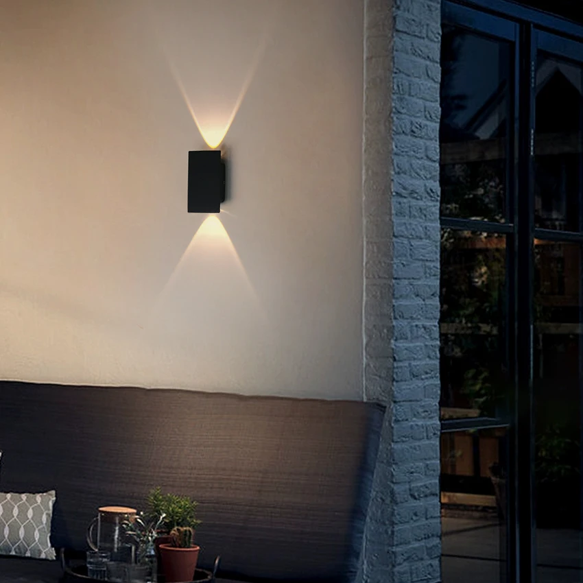 Moderno Minimalista Retângulo Forma Lâmpadas de Parede LED, Estilo Nórdico, Interior, Sala Luzes, Iluminação simples, AC85-265V