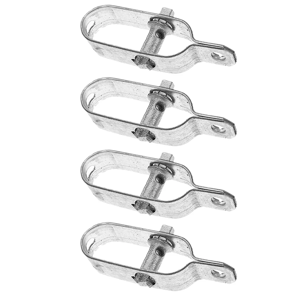 4pcs Electric Fence Tightener Heavy Duty Galvanized Inline Wire Ratchet Tensioner for Tensioning Cable Farm Fence 90mm