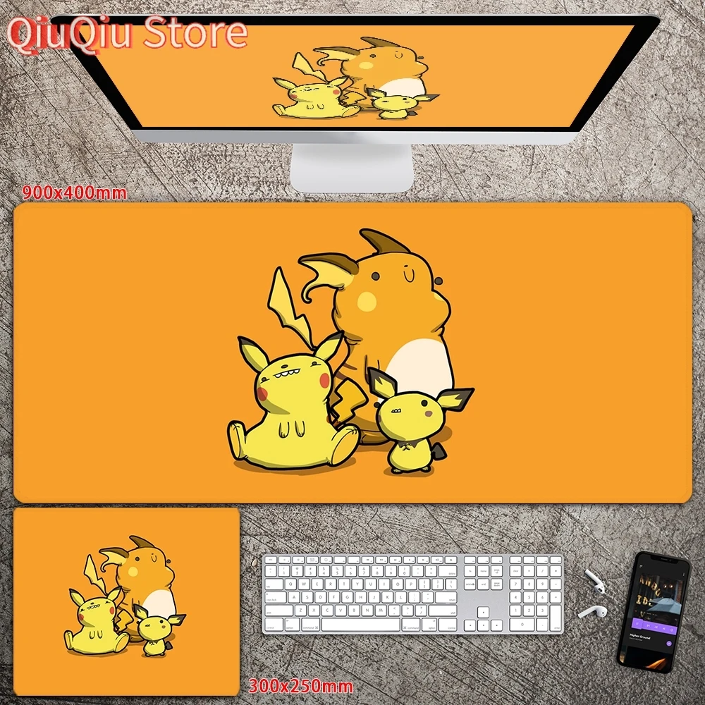 Cute Cartoon Pokémon Mouse pad Extended Gaming Mousepad Waterproof Non-Slip Design Mouse Pad Large Deskmat | Multiple Sizes Avai