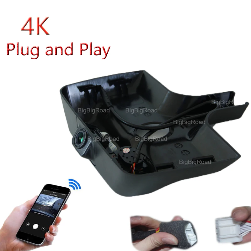 4K Plug And Play For Buick Regal / Opel Insignia High Version 2015-2019 Car Video Recorder Wifi DVR Dash Cam Camera FHD 2160P
