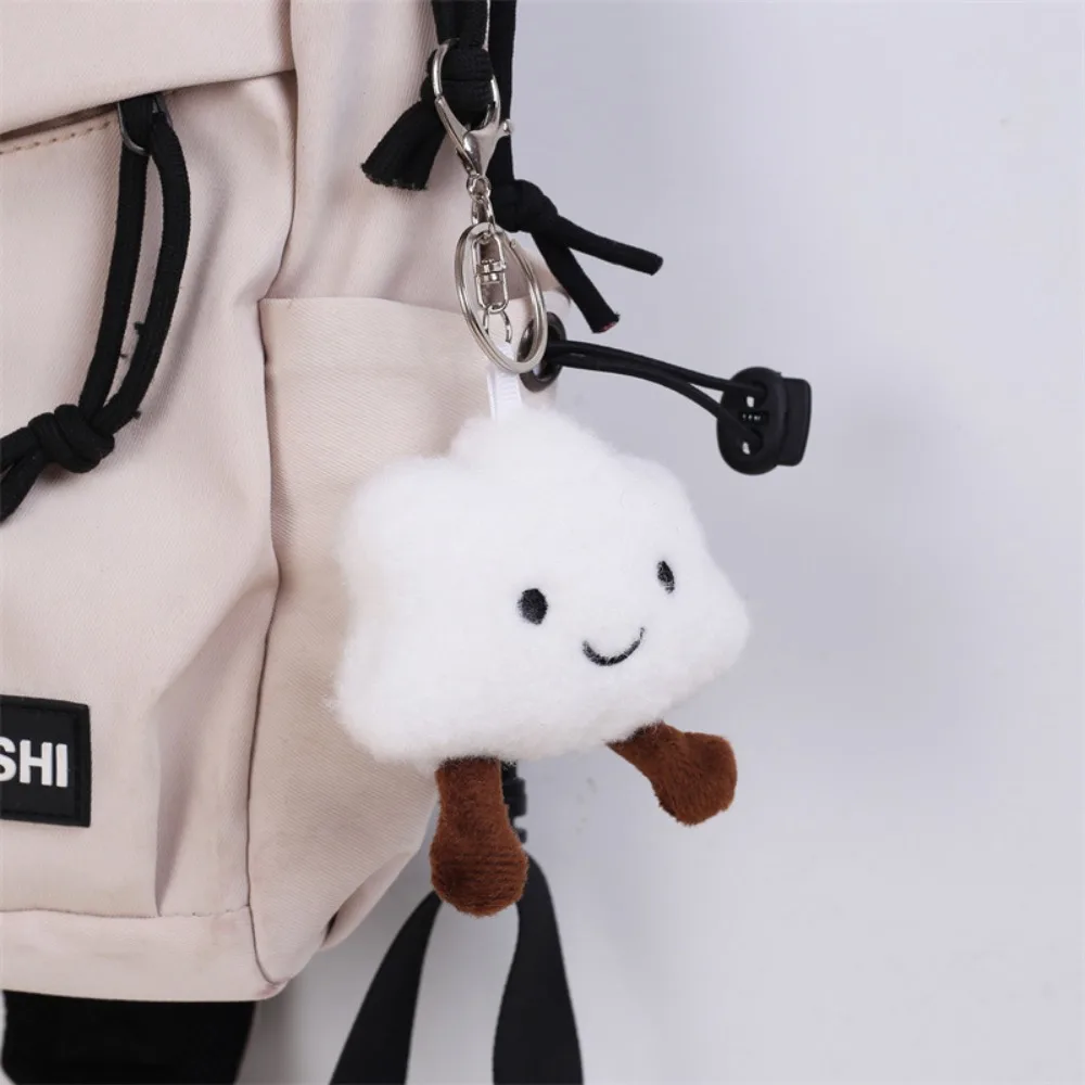 

Bag Accessories Diy Pendant Dolls Decoration Kawaii Cloud Key Chain Fashion Plush Bag Doll Keyring