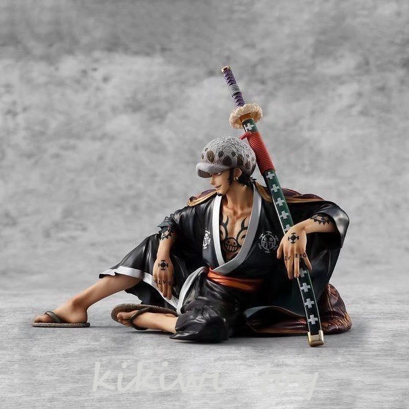 16cm One Piece Anime Figure Trafalgar D Water Law Figures Kimono Law Figurine Model Statue Doll Collection Decoration Toy Gift ﻿